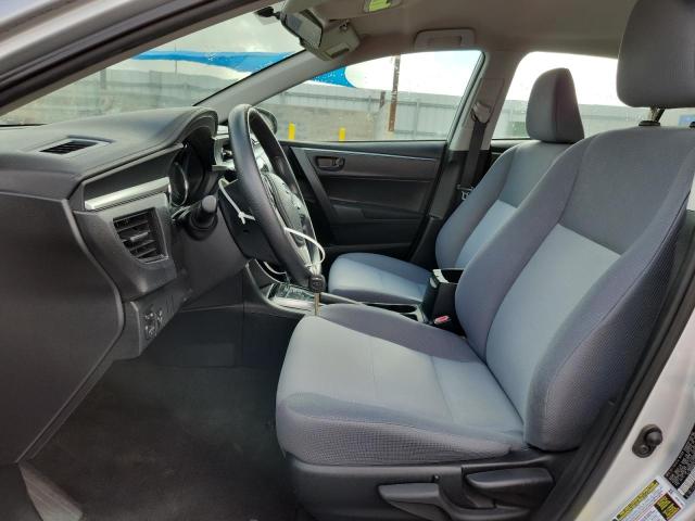 2T1BURHEXFC357895 - 2015 TOYOTA COROLLA L SILVER photo 7