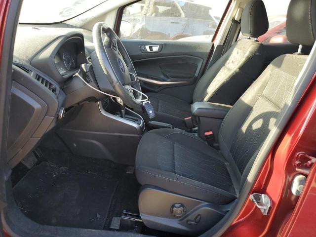 MAJ3S2GE9KC277659 - 2019 FORD ECOSPORT SE RED photo 7