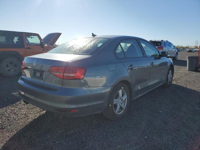 3VW2K7AJ2FM327814 - 2015 VOLKSWAGEN JETTA BASE GRAY photo 3