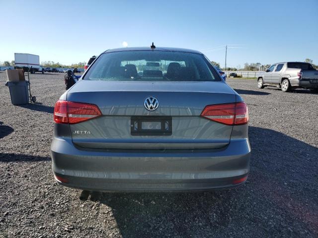 3VW2K7AJ2FM327814 - 2015 VOLKSWAGEN JETTA BASE GRAY photo 6
