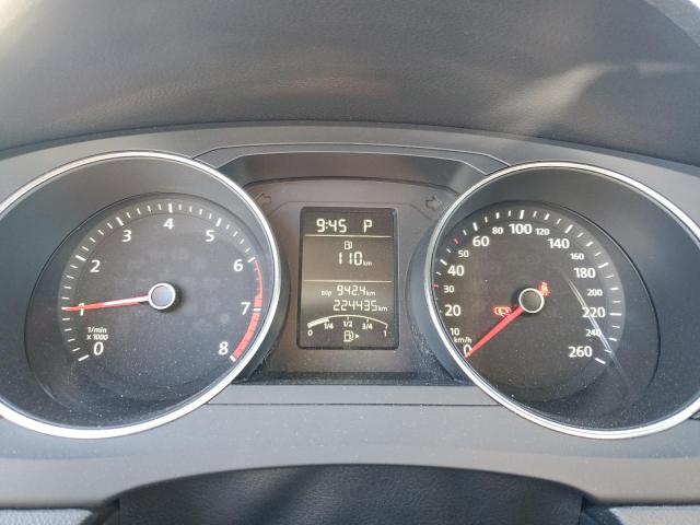 3VW2K7AJ2FM327814 - 2015 VOLKSWAGEN JETTA BASE GRAY photo 9