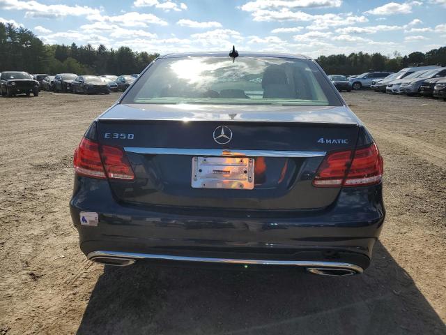 WDDHF8JB1EA921215 - 2014 MERCEDES-BENZ E 350 4MATIC BLUE photo 6