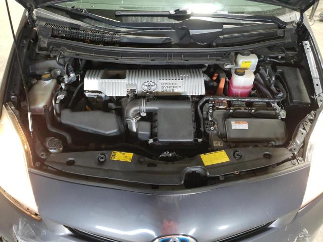 JTDKN3DU6D1656602 - 2013 TOYOTA PRIUS 灰色 照片 11