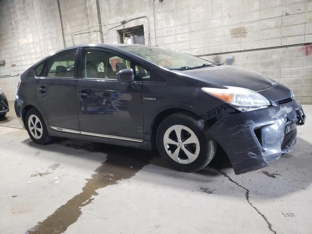 JTDKN3DU6D1656602 - 2013 TOYOTA PRIUS 灰色 照片 4
