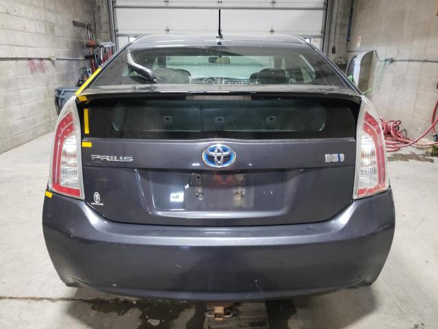 JTDKN3DU6D1656602 - 2013 TOYOTA PRIUS 灰色 照片 6