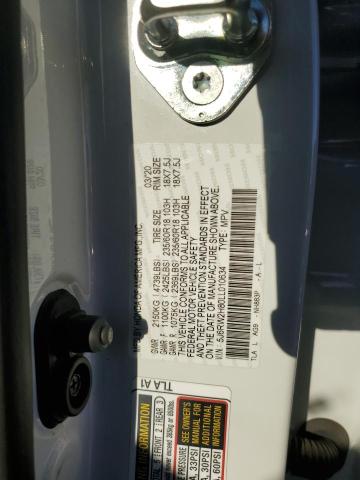 5J6RW2H80LL010634 - 2020 HONDA CR-V EXL WHITE photo 13