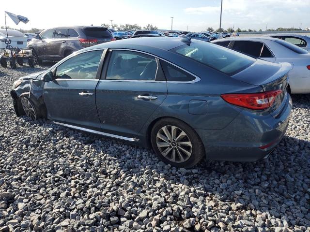 5NPE34AF2GH314771 - 2016 HYUNDAI SONATA SPORT ლურჯი ფოტო 2