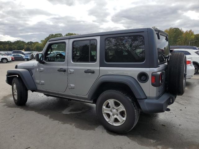 1C4HJXDN1KW682109 - 2019 JEEP WRANGLER UNLIMITED SPORT GRAY photo 2