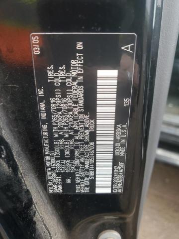 5TBBT44105S467006 - 2005 TOYOTA TUNDRA ACCESS CAB SR5 BLACK photo 12