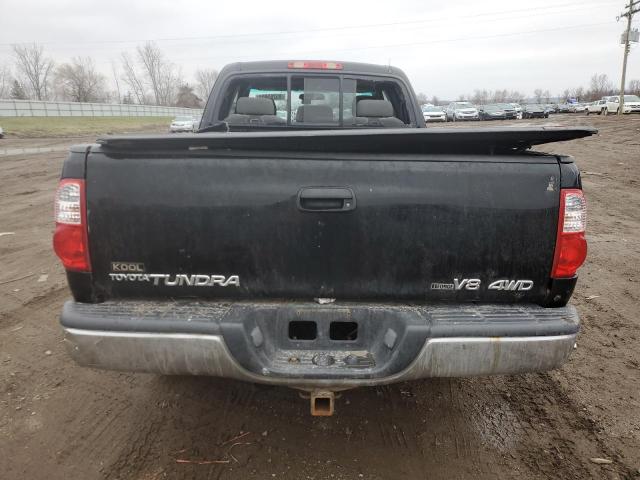 5TBBT44105S467006 - 2005 TOYOTA TUNDRA ACCESS CAB SR5 BLACK photo 6