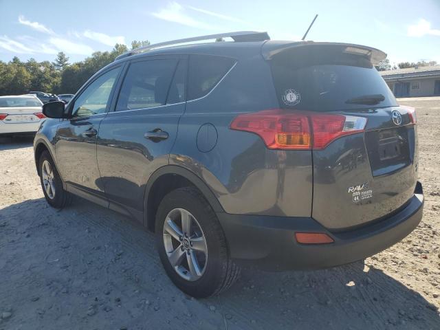 JTMRFREV7FD160649 - 2015 TOYOTA RAV4 XLE BLUE photo 2