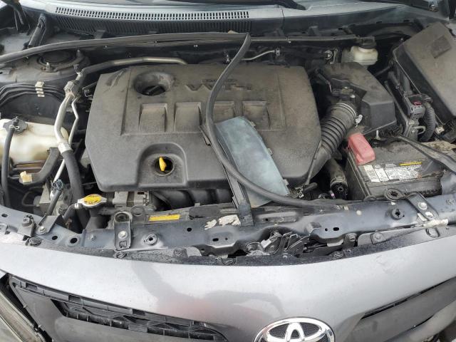 2T1BU4EE8DC116177 - 2013 TOYOTA COROLLA BASE GRAY photo 11