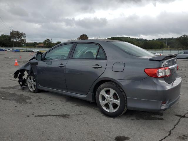 2T1BU4EE8DC116177 - 2013 TOYOTA COROLLA BASE GRAY photo 2