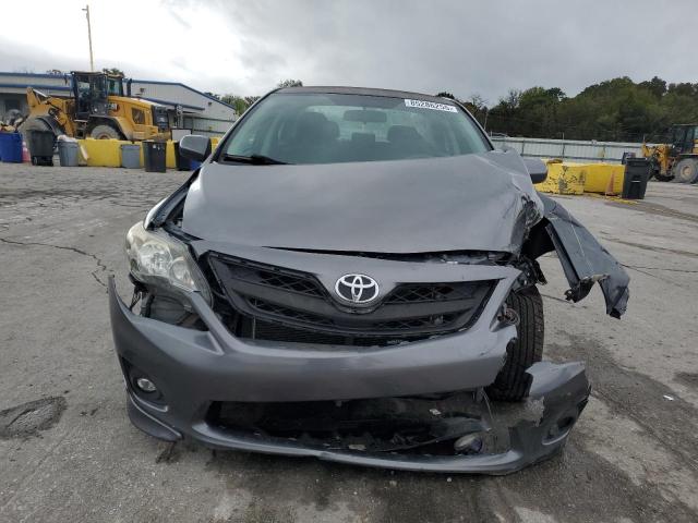 2T1BU4EE8DC116177 - 2013 TOYOTA COROLLA BASE GRAY photo 5