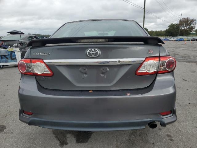 2T1BU4EE8DC116177 - 2013 TOYOTA COROLLA BASE GRAY photo 6