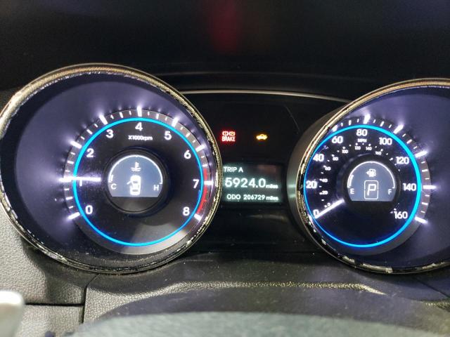 5NPEC4AC7DH534375 - 2013 HYUNDAI SONATA SE RED photo 9