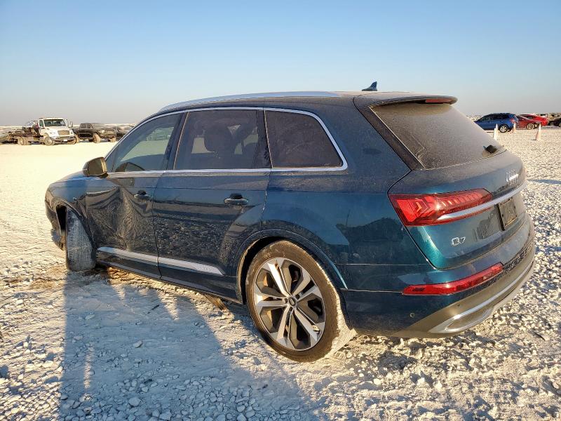 WA1VXAF75LD004399 - 2020 AUDI Q7 PRESTIGE TEAL photo 2