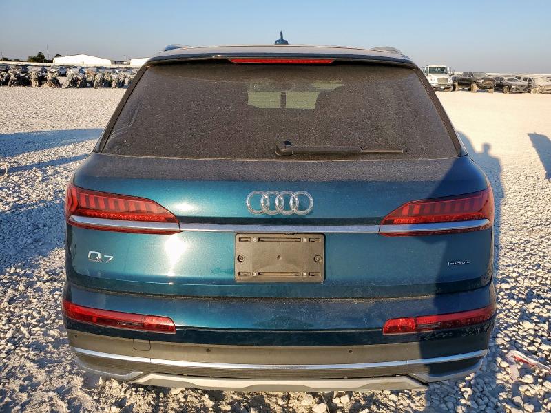WA1VXAF75LD004399 - 2020 AUDI Q7 PRESTIGE TEAL photo 6