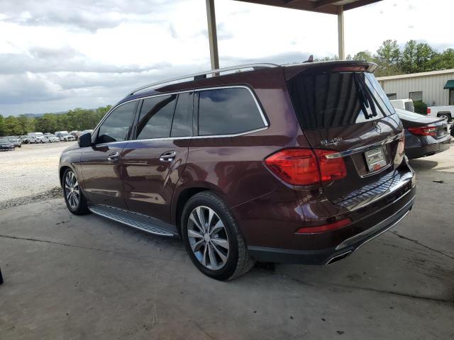4JGDF7CE3DA160899 - 2013 MERCEDES-BENZ GL 450 4MATIC BURGUNDY photo 2
