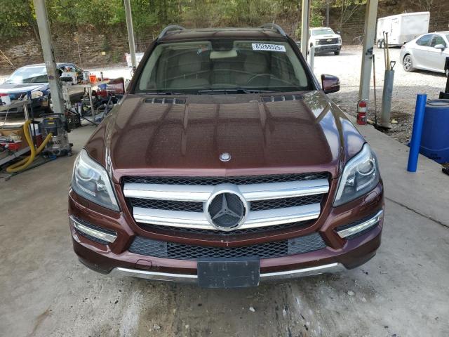 4JGDF7CE3DA160899 - 2013 MERCEDES-BENZ GL 450 4MATIC BURGUNDY photo 5