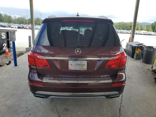 4JGDF7CE3DA160899 - 2013 MERCEDES-BENZ GL 450 4MATIC BURGUNDY photo 6