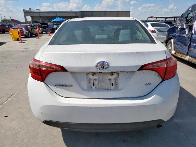 2T1BURHEXHC937327 - 2017 TOYOTA COROLLA L WHITE photo 6