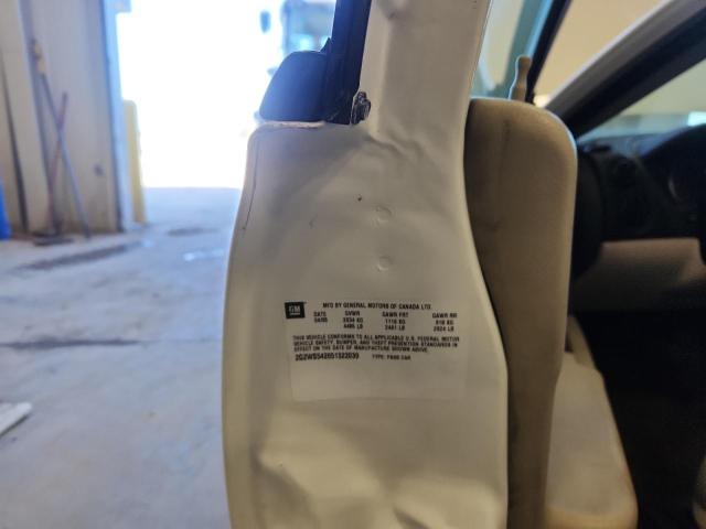 2G2WS542651322039 - 2005 PONTIAC GRAND PRIX GT WHITE photo 13