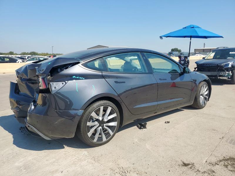 5YJ3E1EB3SF915556 - 2025 TESLA MODEL 3 GRAY photo 3