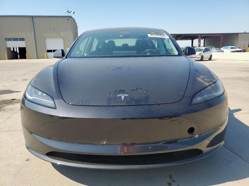 5YJ3E1EB3SF915556 - 2025 TESLA MODEL 3 GRAY photo 5
