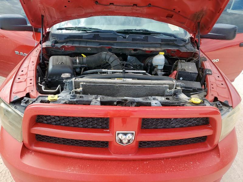 3C6JD6AT1CG237043 - 2012 DODGE RAM 1500 ST RED photo 11