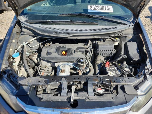 2HGFB2F5XCH313786 - 2012 HONDA CIVIC LX GRAY photo 11