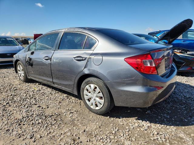 2HGFB2F5XCH313786 - 2012 HONDA CIVIC LX GRAY photo 2