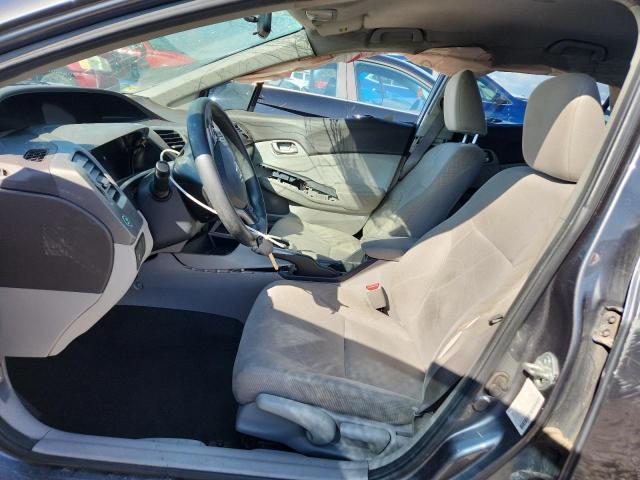 2HGFB2F5XCH313786 - 2012 HONDA CIVIC LX GRAY photo 7