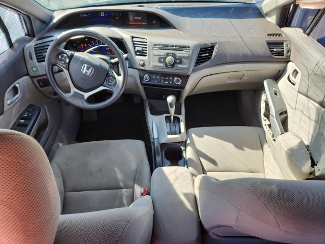 2HGFB2F5XCH313786 - 2012 HONDA CIVIC LX GRAY photo 8