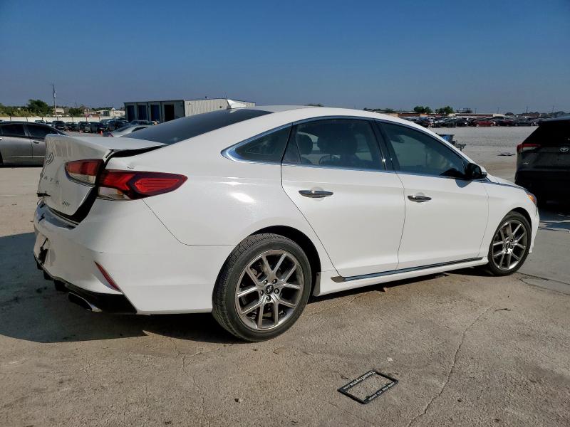 5NPE34AB6JH665462 - 2018 HYUNDAI SONATA SPORT Biały zdjęcie 3