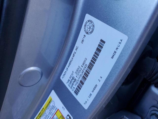 1HGCV1F3XJA810433 - 2018 HONDA ACCORD SPORT 银色 照片 13