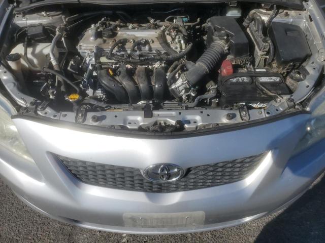 JTDBL40E69J049844 - 2009 TOYOTA COROLLA BASE SILVER photo 11