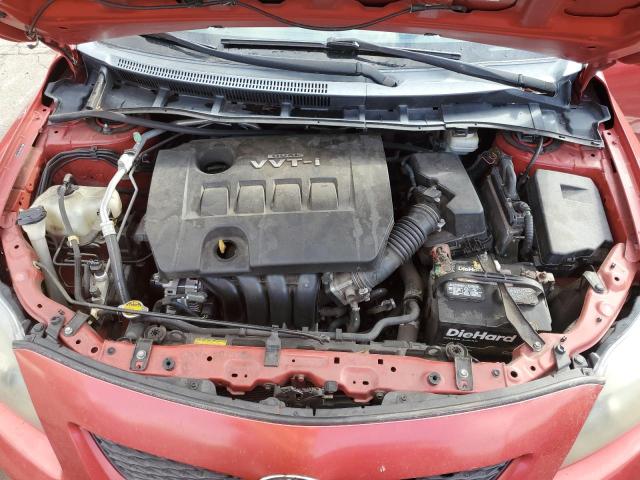 2T1BU40E79C131817 - 2009 TOYOTA COROLLA BASE RED photo 11