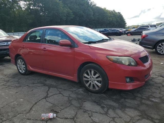 2T1BU40E79C131817 - 2009 TOYOTA COROLLA BASE RED photo 4