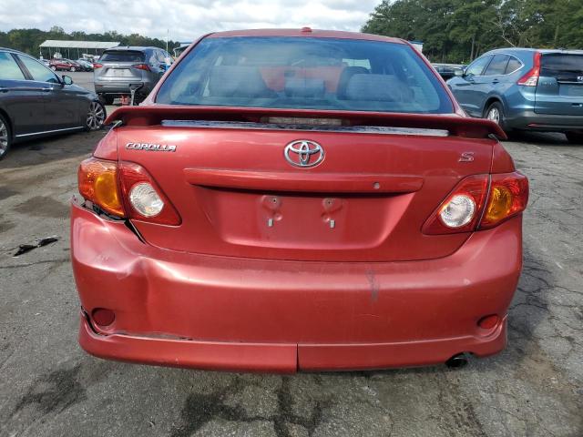 2T1BU40E79C131817 - 2009 TOYOTA COROLLA BASE RED photo 6