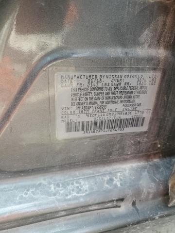 3N1AB7AP1JY256953 - 2018 NISSAN SENTRA S 灰色 照片 12