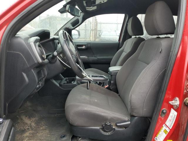 3TMAZ5CN3JM076941 - 2018 TOYOTA TACOMA DOUBLE CAB Красный фото 7