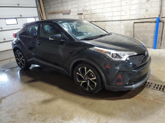 NMTKHMBX9JR020280 - 2018 TOYOTA C-HR XLE أسود صورة 4