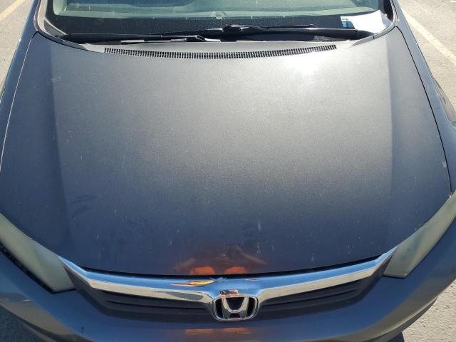 2HGFB2F52CH584132 - 2012 HONDA CIVIC LX GRAY photo 11