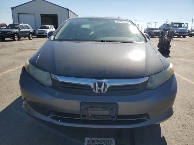 2HGFB2F52CH584132 - 2012 HONDA CIVIC LX GRAY photo 5