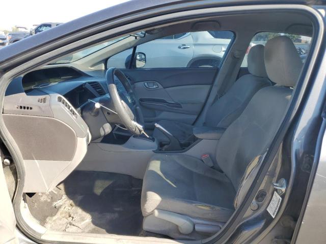 2HGFB2F52CH584132 - 2012 HONDA CIVIC LX GRAY photo 7