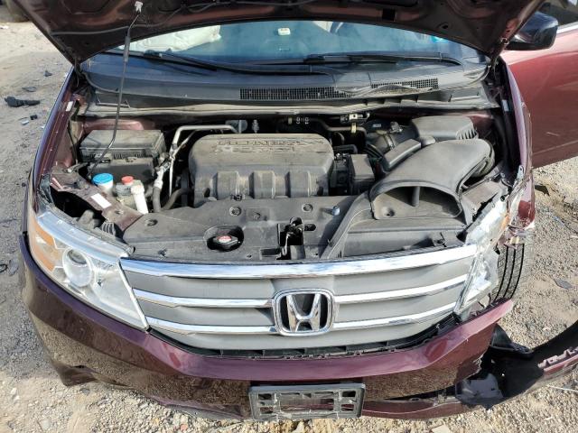 5FNRL5H65CB082995 - 2012 HONDA ODYSSEY EXL MAROON photo 12