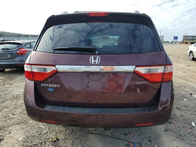 5FNRL5H65CB082995 - 2012 HONDA ODYSSEY EXL MAROON photo 6