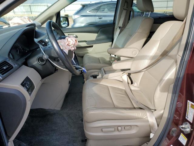 5FNRL5H65CB082995 - 2012 HONDA ODYSSEY EXL MAROON photo 7