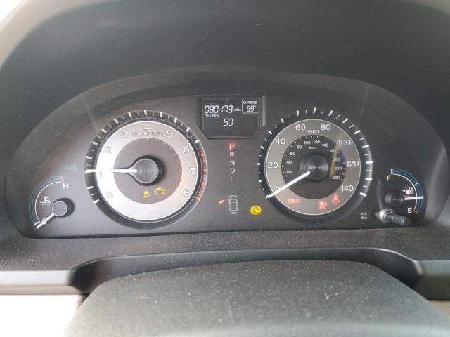 5FNRL5H65CB082995 - 2012 HONDA ODYSSEY EXL MAROON photo 9